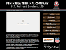 Tablet Screenshot of peninsulaterminal.com